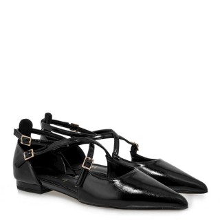 Γυναικείες Μπαλαρίνες U120A2951001 Eco-Leather Μαύρο Seven