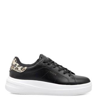 Γυναικεία Sneakers U189S1613019 Eco-Leather Μαύρο-Λεοπάρ SEVEN