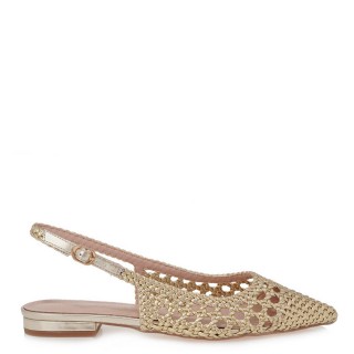 Γυναικείες Μπαλαρίνες U420A1991L46 Eco-Leather Πλατίνα SEVEN