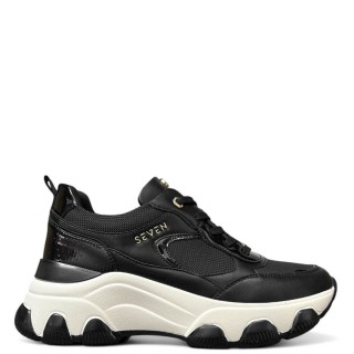 Γυναικεία Sneakers V119R5013I59 Eco-Leather Μαύρο SEVEN Γυναικεία Sneakers V119R5013I59 Eco-Leather Μαύρο SEVEN