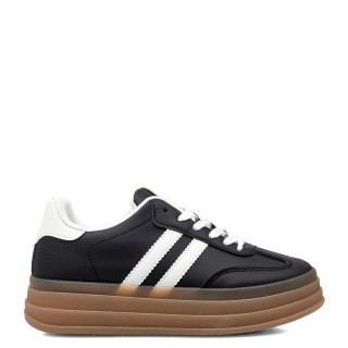 Γυναικεία Sneakers V169Q0012105 Eco-Leather Μαύρο SEVEN