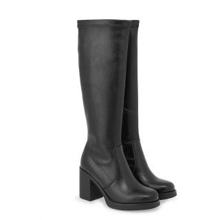 Γυναικείες Μπότες V227E6225001 Ελαστικό Eco-Leather Μαύρο SEVEN