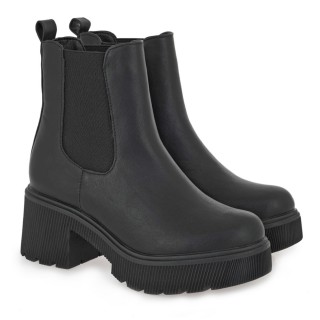 Γυναικεία Μποτάκια V319A9254001 Eco-Leather Μαύρο SEVEN