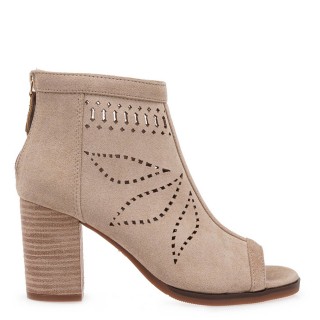 Γυναικεία Μποτάκια W319R3184585 Eco-Suede Μπεζ SEVEN