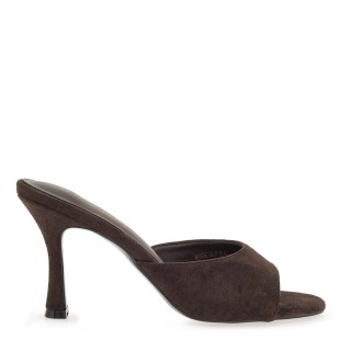 Γυναικεία Πέδιλα W485L3715504 Eco-Suede Καφέ SEVEN