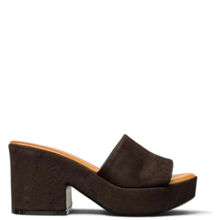 Γυναικεία Mules W485L8814504 Eco-Suede Καφέ SEVEN