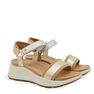Γυναικείες Πλατφόρμες W489Q2323V03 Eco-Leather Ασημί-Πλατίνα SEVEN