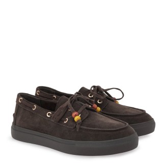 Γυναικεία Μοκασίνια & Loafers X101A1062504 Δέρμα Καστόρι Καφέ SEVEN