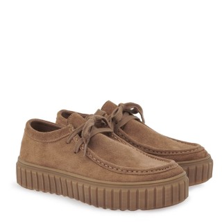 Γυναικεία Sneakers X101A8872416 Δέρμα Καστόρι Camel SEVEN