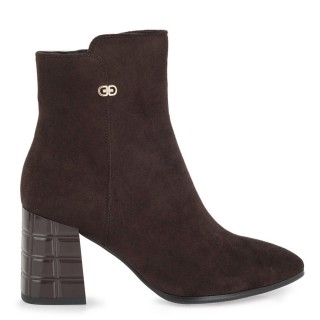 Γυναικεία Μποτάκια X303I9884504 Eco-Suede Καφέ SEVEN