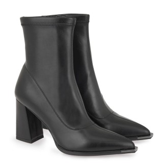Γυναικεία Μποτάκια X338Y3515001 Ελαστικό Eco-Leather Μαύρο SEVEN