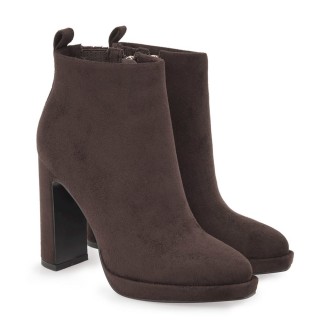 Γυναικεία Μποτάκια X367V3336504 Eco-Suede Καφέ SEVEN