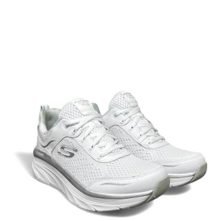 Γυναικεία Sneakers 149023-WSL-D'LUX WALKER Ύφασμα Λευκό-Ασημί SKECHERS Γυναικεία Sneakers 149023-WSL-D'LUX WALKER Ύφασμα Λευκό-Ασημί SKECHERS