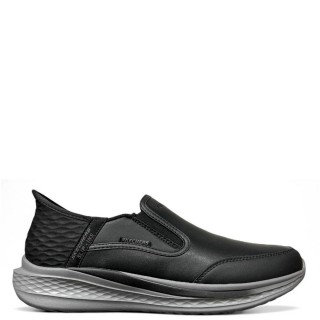 Ανδρικά Sneakers 205237-BLK-SLADE Δέρμα Μαύρο Skechers