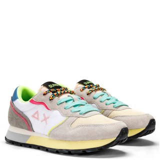 Γυναικεία Sneakers Z34204 Δέρμα Καστόρι Λευκό SUN68