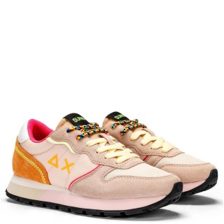 Γυναικεία Sneakers Z34204 Δέρμα Καστόρι Ροζ SUN68