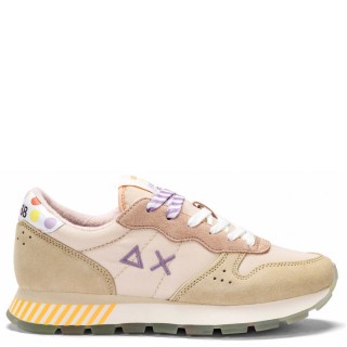 Γυναικεία Sneakers Z34205 Δέρμα Καστόρι Μπεζ SUN68