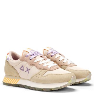 Γυναικεία Sneakers Z34205 Δέρμα Καστόρι Μπεζ SUN68