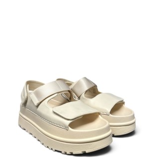 Γυναικεία Πέδιλα SDSS26273-URBANFLOW Eco-Leather Off White SUPERDRY