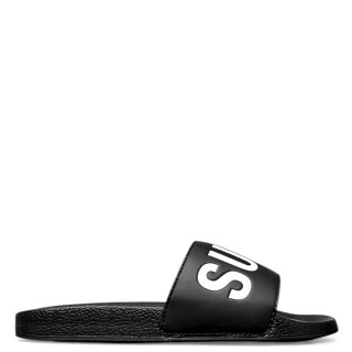 Γυναικείες Παντόφλες WF310256A-SUPERDRY POOL SLIDE Αδιάβροχο PVC Μαύρο SUPERDRY