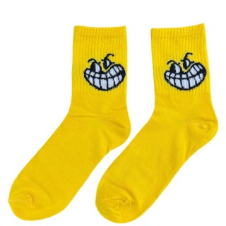 Κάλτσες TS-Sock-Funface 2 Ύφασμα Κίτρινο Tierra Somma