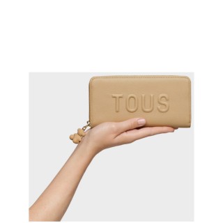 Γυναικεία Πορτοφόλια 2002105445-BILLETERA M. TOUS BRENDA Eco-Leather Φυσικό TOUS