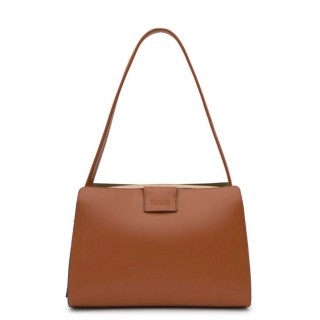 Γυναικείες Τσάντες 2002355243-CITY M. KAOS ICON CAMEL Eco-Leather Camel TOUS