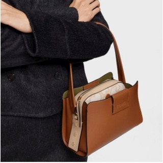 Γυναικείες Τσάντες 2002355443-CITY S. KAOS ICON CAMEL Eco-Leather Camel TOUS