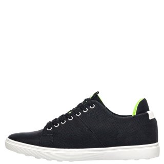 Ανδρικά Sneakers H3077 Eco-Leather Μαύρο TXT