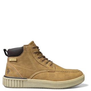 Ανδρικά Μποτάκια PYRO002 Eco-Leather Camel U.S POLO ASSN.