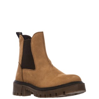 Γυναικεία Μποτάκια WL22508A-SEATTLE-CHELSEA-NUBUCK Δέρμα Nubuck Camel Wrangler