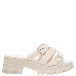Γυναικεία Mules 780-24217 Σιλικόνη Off White Zaxy